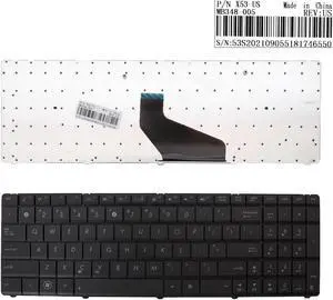 US Keyboard for ASUS K53TA BLACK H3481005 K2048