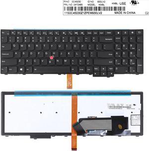 US Keyboard for ThinkPad E531 T540 BLACK With Point Stick Backlit  KMBL 0C45030