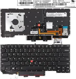US Keyboard for LenovoThinkpad X1 Carbon 6th Gen 2018 Type 20KH 20KG