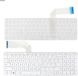 US Keyboard for HP Pavilion 15P 17F WHITE Without FRAME Without Foil 