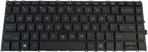Non-Backlit Keyboard with Pointer for HP EliteBook 840 G7 845 G7 840 G8 845 G8