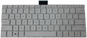 White color Keyboard for HP Pavilion 11K Laptops  No Frame