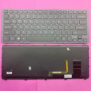 Backlit For Sony SVF14N Vaio Fit 14N SVF14N13CXB SVF14N21CXB Series US Layout