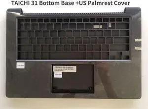Laptop Bottom Base Cover + US Palmrest for Asus Taichi 31 Series US C+D COVER