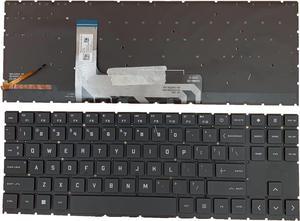 replacement keyboard for HP Omen 15EK 15EK0020CA 15EN 15EN1013DX US white Backlit