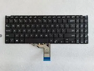 US Keyboard for ASUS M515 M515D M515DA M515DAP M515UA R515L R515SA R515MA Black / White Backlit