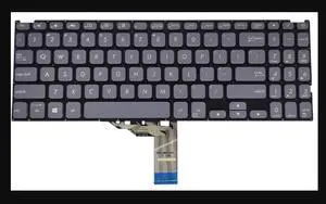 US Keyboard for ASUS M515 M515D M515DA M515DAP M515UA R515L R515SA R515MA Gray Backlit