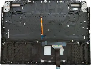 replacement keyboard for Acer Nitro 5 AN515-58 Palmrest including  Backlit  with Red Keys 6B.QFJN2.001