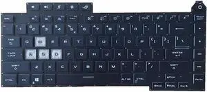 US Englsih Backlit Keyboard For Asus ROG Strix G531 G531G G531GT G531GU black