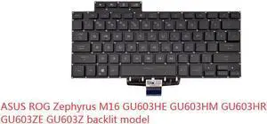US Keyboard For ASUS ROG Zephyrus M16 GU603HE GU603HM GU603HR GU603ZE GU603Z