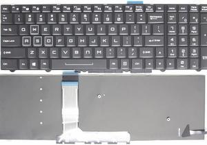 Backlit English US Laptop Keyboard For Sager NP9870 NP9872 NP9873 NP9876 NP9877
