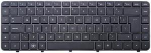 New laptop replacement keyboard (Non-backlit) for HP 593296-001 593296001 597635-001 597635001 US layout Black color with black frame