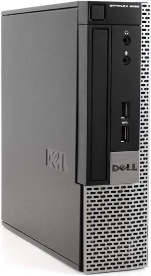 Dell OptiPlex 9020 Ultra Small Form Factor Computer PC, 3.20 GHz Intel i5 Quad Core Gen 3, 8GB DDR3 RAM, 500GB Hard Disk Drive (HDD) SATA Hard Drive, Windows 10 Home 64bit