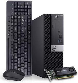Dell Workstation PC Desktop Computer | Editing and Design | GeForce K1200 4GB GPU | Intel Core i7 | 32GB DDR4 RAM, 500GB NVMe + 1TB SDD | Wi-Fi + Bluetooth | Windows 11 Pro