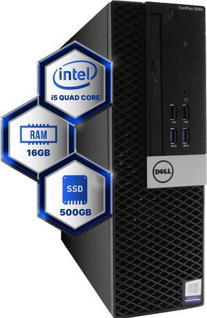Dell Optiplex 3040 Desktop Computer | Intel i5-6500 (3.2) | 16GB DDR3 RAM | 500GB SSD Solid State | Windows 10 Professional  | Home or Office PC