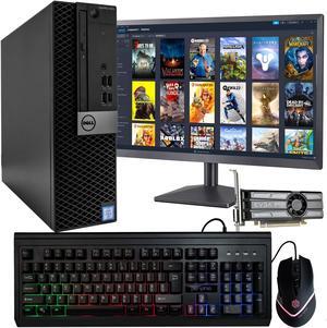 Dell Prebuilt Gaming Desktop Computer | Intel i5 + GeForce GT 1030 2GB GPU | 1080p Gaming PC | 16GB DDR4 RAM | 1TB SSD   | Internal Wi-Fi 6 PCIe Adapter | Windows 10 Pro | 22in LCD Monitor
