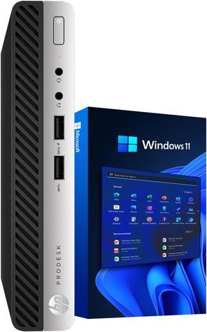 HP ProDesk 400G4 - Windows 11 Desktop Computer | Intel Core i5-8500 Six Core (2.1GHz Turbo) | 16GB DDR4 RAM | 500GB SSD Solid State + 1TB HDD | WiFi + Bluetooth | Home or Office PC (Re-newed)