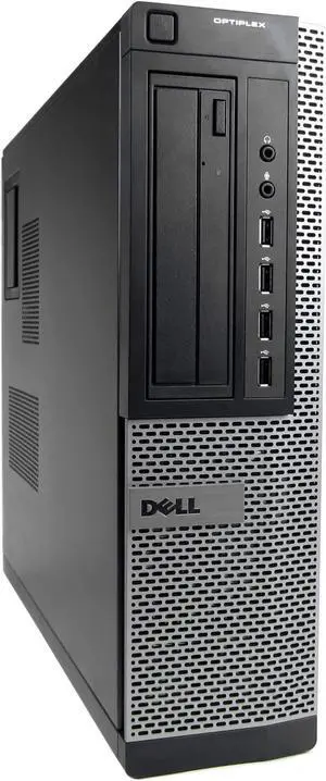 Dell Black Optiplex 7010 Desktop Intel 3rd Gen i5-3470 (3.2 GHz) 8GB 1TB Intel HD Graphics DVD-ROM Win 10 Pro, HDMI