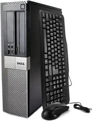 Dell Black Optiplex 790 Desktop Intel 2nd Gen i5-2400 (3.1 GHz) 16GB 2TB Intel HD Graphics DVD-ROM Win 10 Pro, Keyboard, Mouse, WiFi