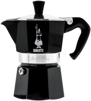 Bialetti Moka Express - Stovetop Espresso Maker - Aluminium - Black - 6 Cups Bialetti Moka Express - Stovetop Espresso Maker - Aluminium - Black - 6 Cups