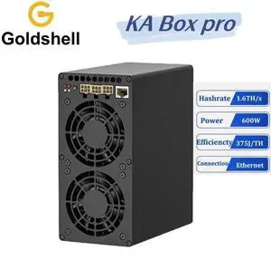 Goldshell KA BOX PRO Kaspa KAS Miner1.6T 600w Asic Miner Preorder Without PSU