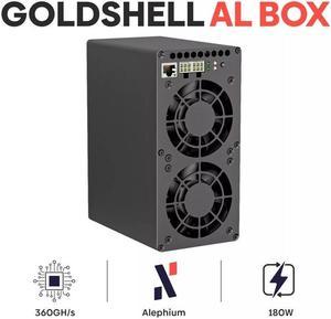 Goldshell AL BOX ALEPHIUM MINER (ALPH/ 360GH/ 180W) without PSU NEW