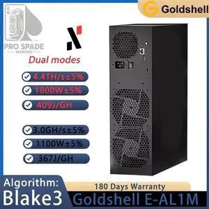 Goldshell E-AL1M Mining Blake3 Algorithm Asic Miner ALPH 4.4Th/s 1800W 409J/TH