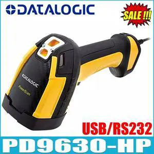 Datalogic PD9630-HP Ultra-Rugged Cordless 1D/2D Barcode Scanner Kit IP67