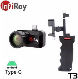 Xinfrared T3 Thermal Imager IR Camera Outdoor Night Vision Android Type C 25HZ  (T3+holder)