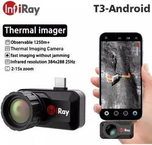 InfiRay Xinfrared T3 Infrared Super IR 384x288 Thermal Imaging Camera  (T3+holder)