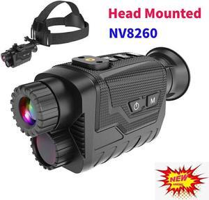NV8260 Head Mount 4K Monocular Device 400M Infrared Night Vision Hunting Camera