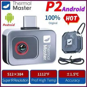 P2 Android Thermal Imaging Camera for Phone,512×384,15x Zoom,±1.5 Accuracy 0.3W