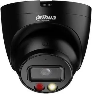 4MP Full-color IP Camera Dual Light WizSense MIC Warm IPC-HDW2449T-S-IL US Black 2.8mm lens