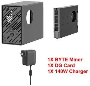 1X BYTE Miner+1X DG Card+1X 140W Charger 1X BYTE Miner+1X DG Card+1X 140W Charger