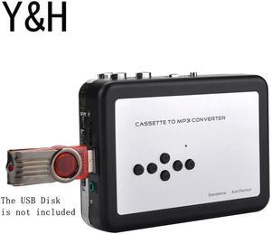 Y&H Cassette Tape Player Record Tape to MP3 Digital Converter,USB Cassette Capture,Save to USB Flash Drive Directly