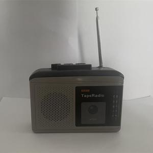 FM AM Portable Radio with Cassette Playback Voice Recorder and Tape Playback