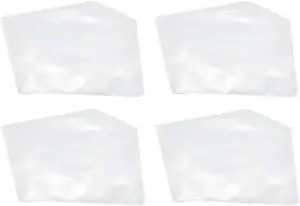 120 Flat Open Top Bag 6.7Mil Strong Cover Plastic Vinyl Record Outer Sleeves for 12 Inch Double / Gatefold 2LP 3LP 4LP