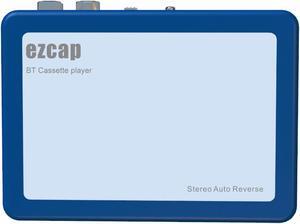 EzCAP215 Portable BT Cassette Player BT 4.2 Tape Player Auto Reverse Audio Tape with Earphones