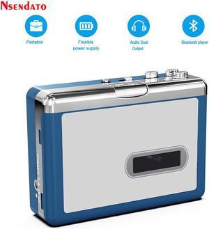 Ezcap 215 Personal Cassette Tape Misic Player Adapter Bluetooth Stero Radio Cassette Transmitter Player Convert to mp3 converter