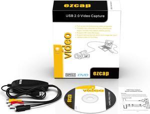 ezcap172 USB2.0 Analog Video Capture VHS to DVD Tape to Digital Converter