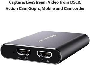 Ezcap311P USB HD Video Capture Card 1080P 60fps USB 3.0 Game Capture Live Streaming Recording Line input Headset Output