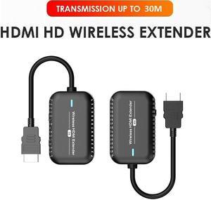 30m/98ft HDMI Wireless Extender,Wireless HDMI Transmitter and Receiver kits HD 1080P@60Hz