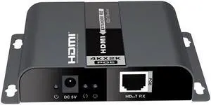 Only 1 Receiver, For LKV683POE-4.0 4K 30Hz HDMI POE Extender with IR 394ft /120M Over Single Cat5e /Cat6 Ethernet Network and LAN Router/Switcher for HD STB,DVD,PS3, etc Supports TCP/IP by Ethernet