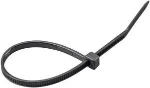 TIEG4X200 Cable Zip Ties,100 Pieces Heavy Duty 8 Inch Ultra Strong Plastic Self-Locking Wire Ties with 40LBS Tensile Strength Nylon Tie Wraps -Black