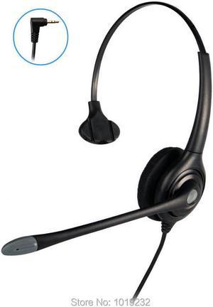 Professional call center headset with 2.5mm plug for CISCO SPA series SPA501, 502,303G QD cord telephone headset