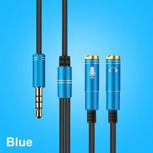 1Pcs Acekool Universal 2 in 1 3.5mm Stereo Audio Male to 2 Female Headset Mic Y Splitter Cable Adapter Connector for Mobile phone r15