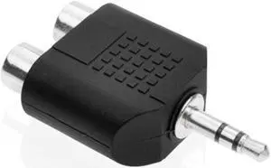 1Pcs Stereo Audio Y Splitter Male Plug To 2 Female Jack Adapter 3.5mm