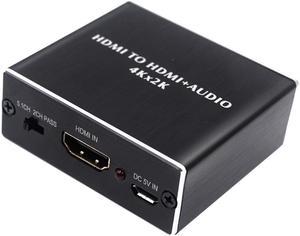 1Pcs HDMI Audio Extractor HDMI Audio Splitter Adapter HDMI to HDMI and Optical TOSLINK SPDIF + 3.5mm Audio Extractor Converter