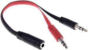 1Pcs 3.5mm Audio splitter Cable female to 2 male Splitter Cable Adapter of dual Audio Jack Audio Splitter