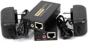 1Pcs 100m HD 1080P UTP VGA Extender RJ45 1x1 Splitter with 3.5mm Audio RJ45/cat5e/6 ethernet cable for projector HDTV PC VE100